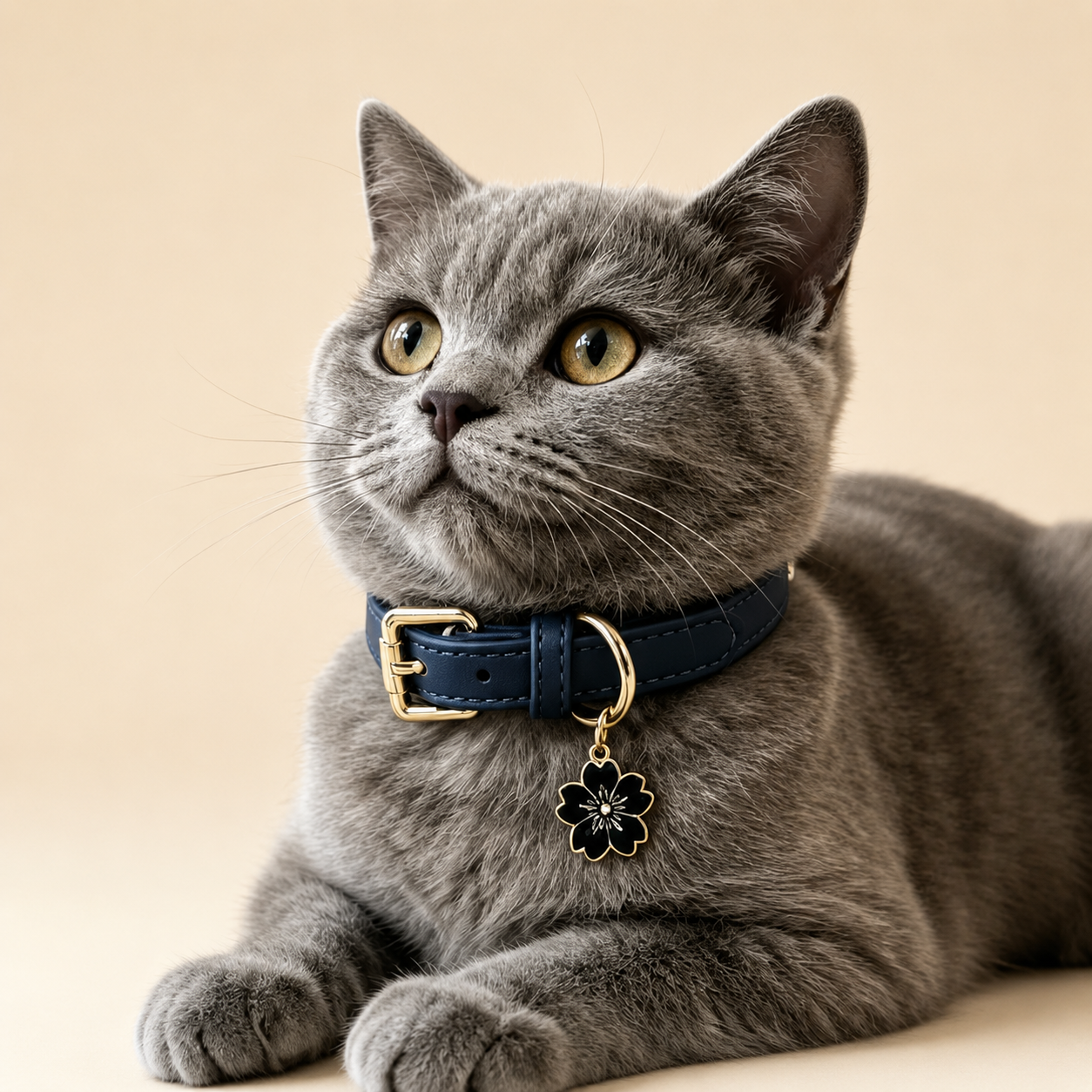 Personalised PU Leather Dog Collar, Custom Engraved Pet ID Name Collar with Charm, Soft Cat & Puppy Collar for Small & Medium Dogs & Cats