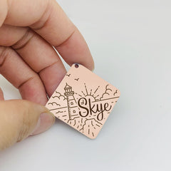 Customized Stainless Steel Pet ID Tag - Personalized with Your Pet's Name and Contact - Front and Back Engraving for Dogs and Cats
