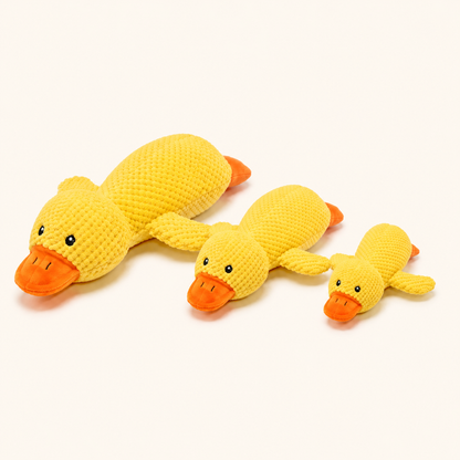 Quack the Crinkle Duck — Squeaky Plush Dog Toy