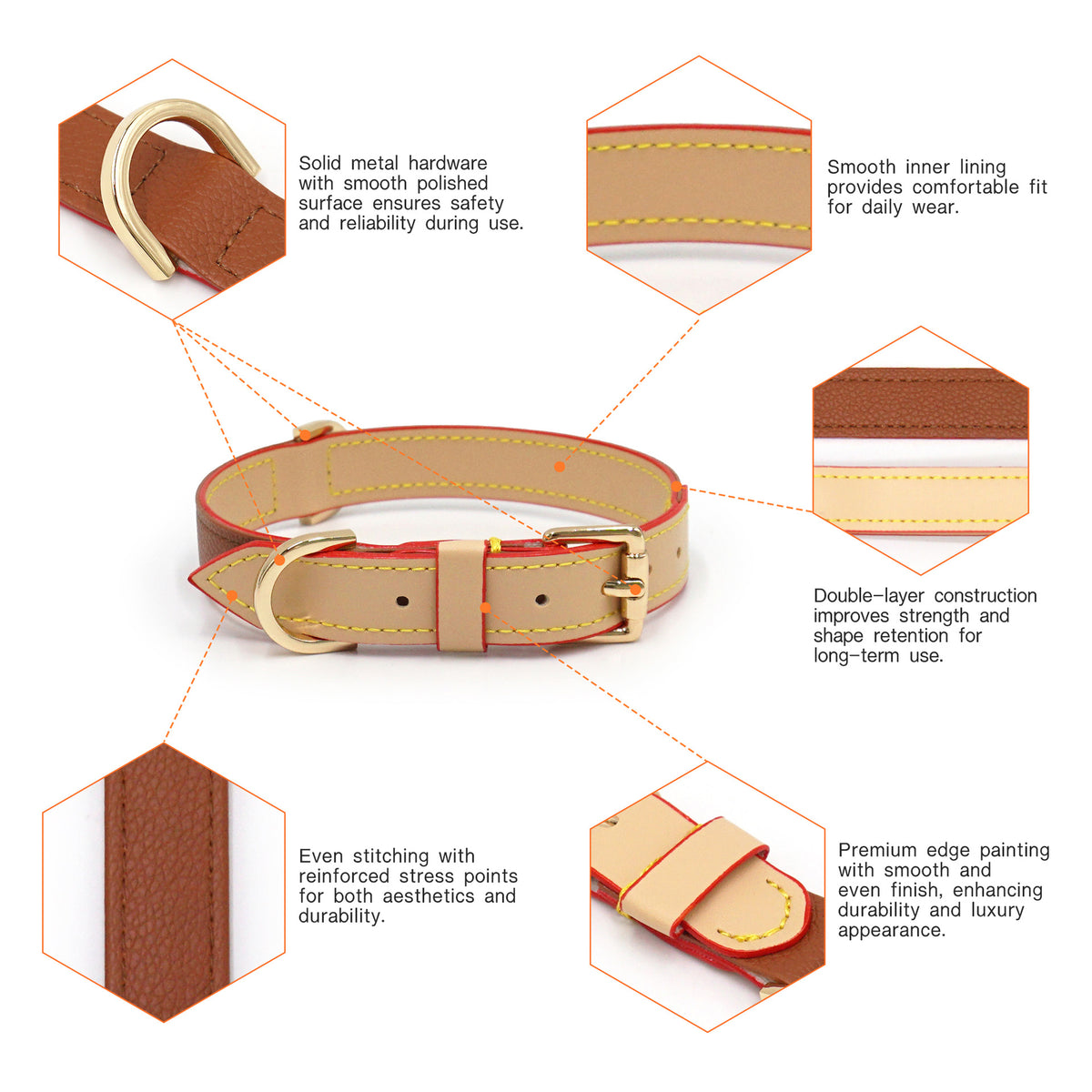 Collar craftsmanship details