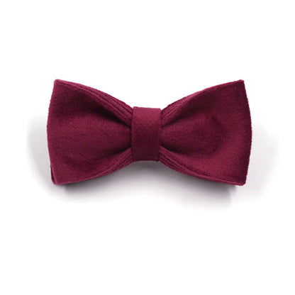 Velvet cat bow tie