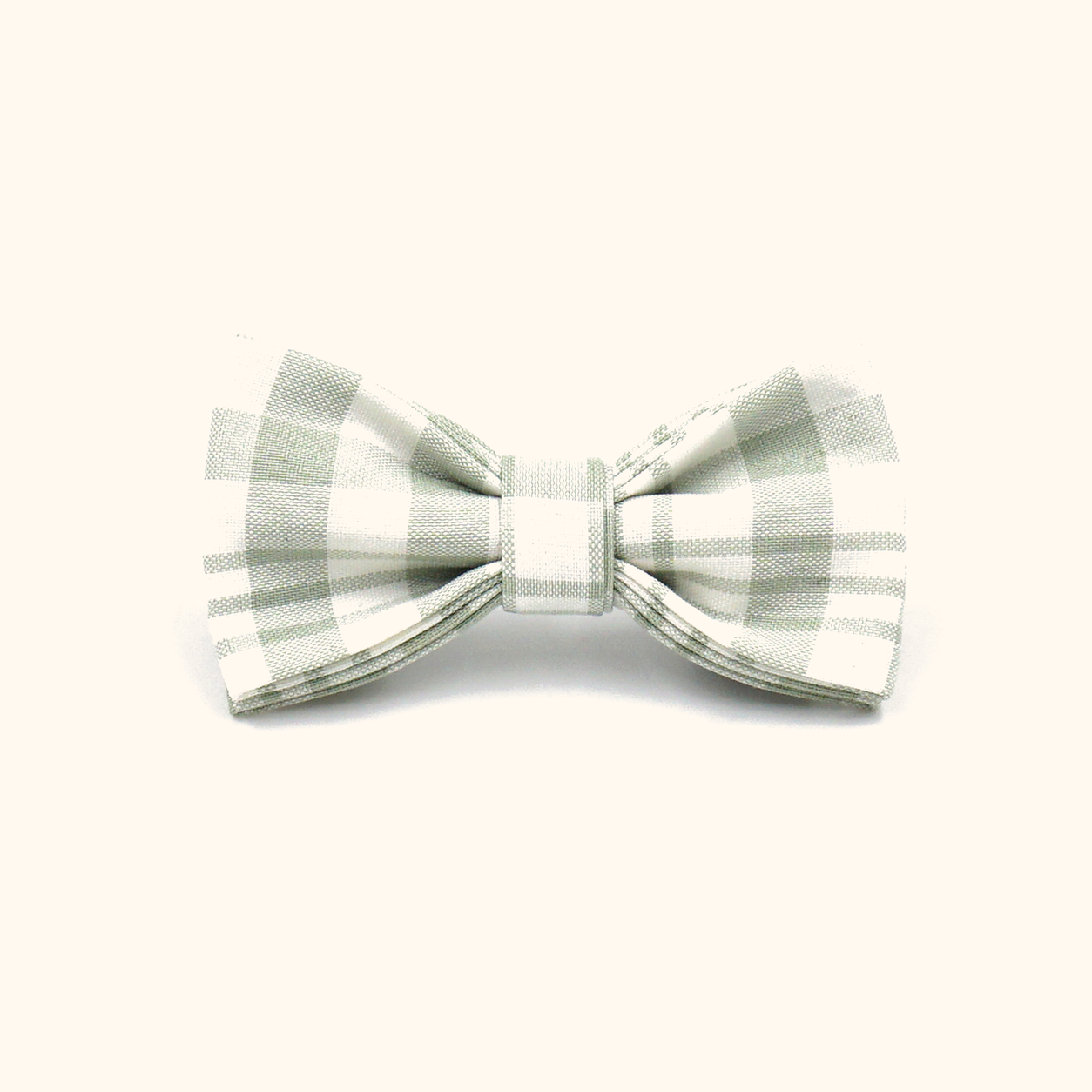 Green plaid matching bowtie