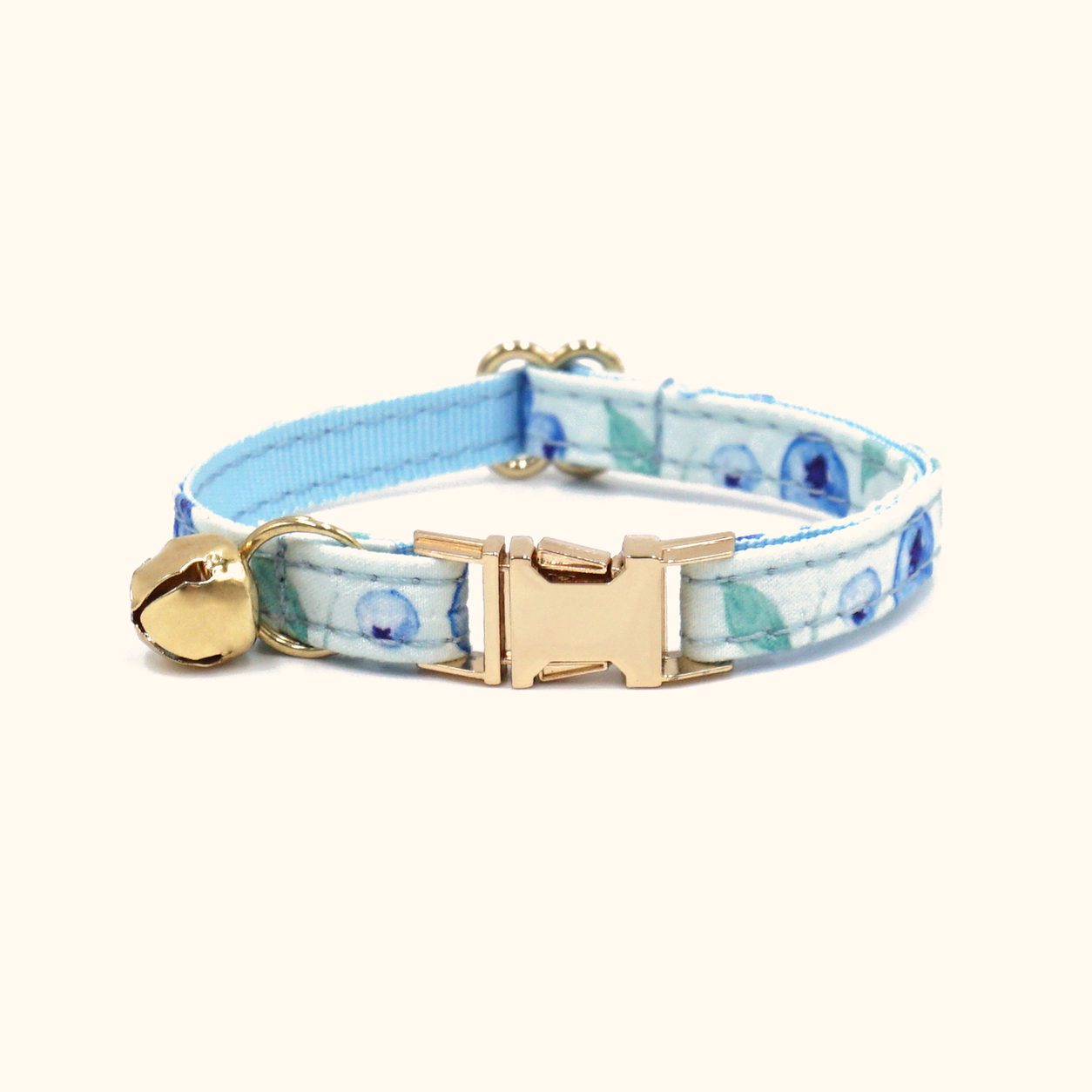 Fruit Print Cat Collar - Blueberry