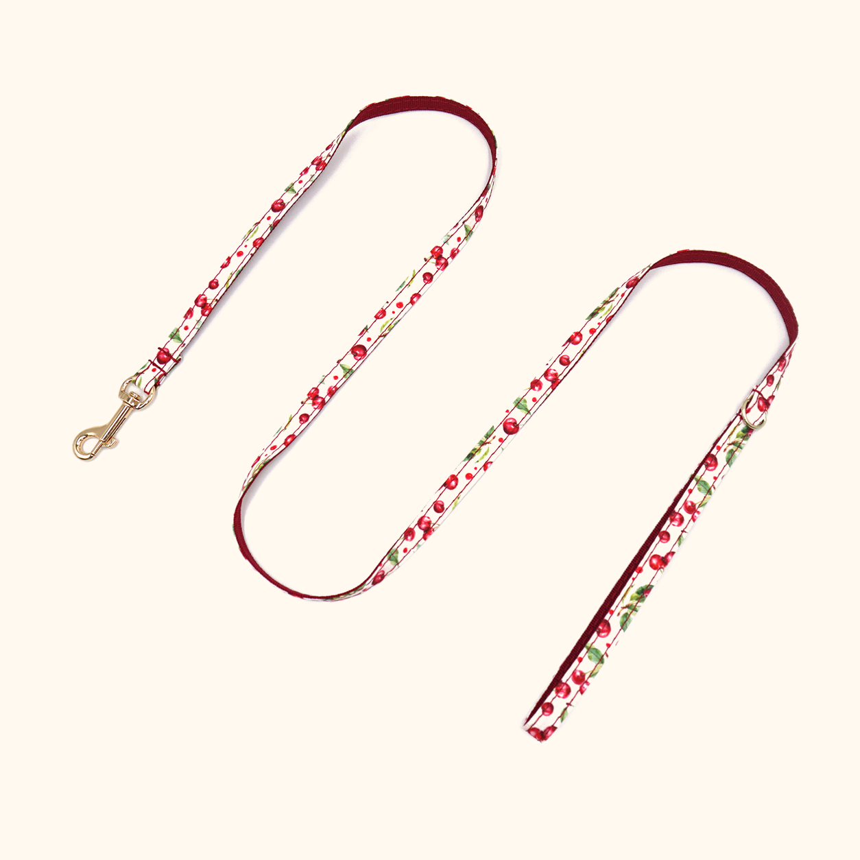 Cherry matching cat leash
