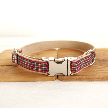 Personalised Scotland Design Dog Collar or Leash set