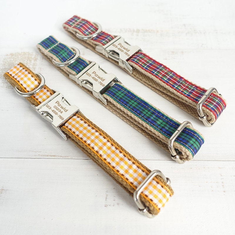Personalised Scotland Design Dog Collar or Leash set