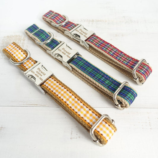 Personalised Scotland Design Dog Collar or Leash set