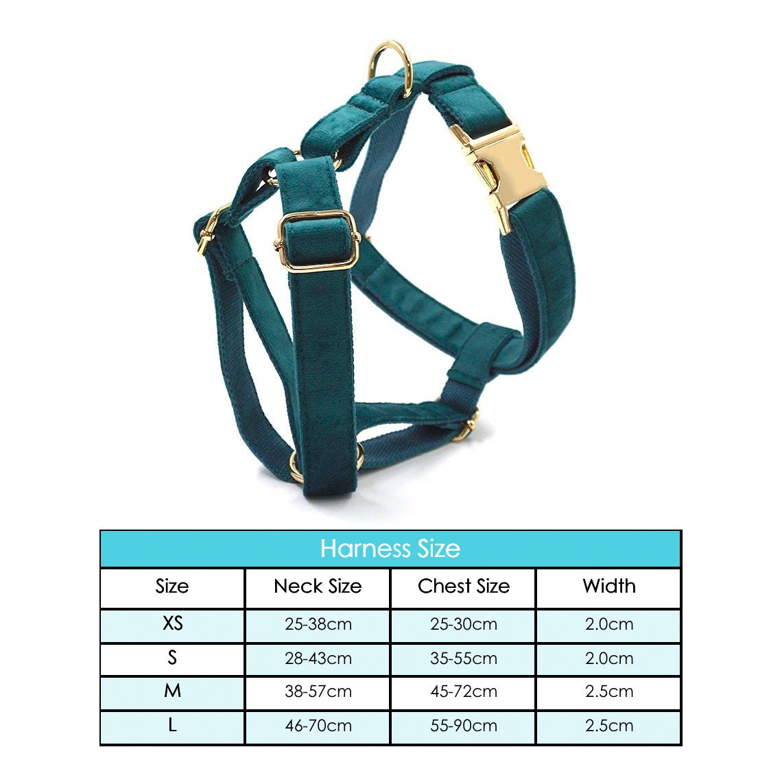 Custom Dark Emerald Personalised Dog Collar, Matching Dog Bowtie, Dog Leash, Dog Harness and Dog Poop Bag