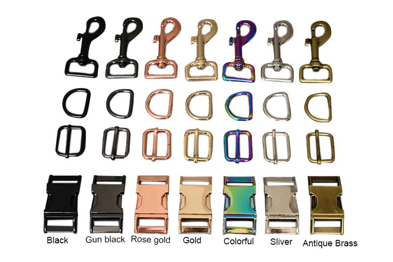 Personalised Dog Collar or Dog Lead Set, Matching Step-In Harness and Removable Bowtie in Ivory and Colorful Shell Prints Pattern