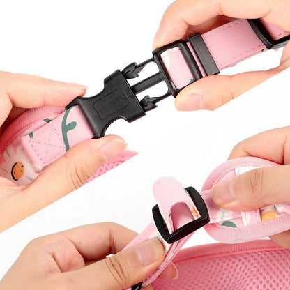 Personalised Dog Collar in Pink and Gorgeous Daisy Floral Pattern