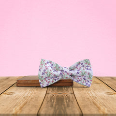 Pink Purple Floral Cotton Nylon Mix Fabric Custom Pet Collar for Boy Girl Cat, Puppy and Dog