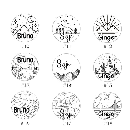 Customised Stainless Steel Pet ID Tag - Personalised with Your Pet's Name and Contact - Front and Back Engraving for Dogs and Cats