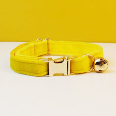 Air Tag Holder Custom Small Dog Cat Cute Thin Collar, Bow, and Free Bell - White, Yellow, Red, Purple Velvet, Breakaway Buckle Available