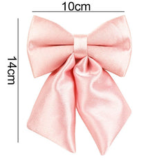 Wedding Pink Dog Harness in Silky Satin, Custom Girl Princess Dog Collar with Name, Sailor Bow, Leash, for Small Large Female Dogs
