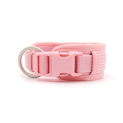 Personalised Dog Collar or Dog Harness Set - Pink No Pull Dog Harness - Dog Leash - Poop Bag Holder - Treat Bag