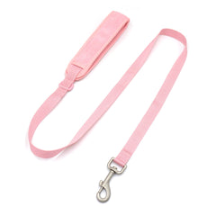 Personalised Dog Collar or Dog Harness Set - Pink No Pull Dog Harness - Dog Leash - Poop Bag Holder - Treat Bag - Different Combo