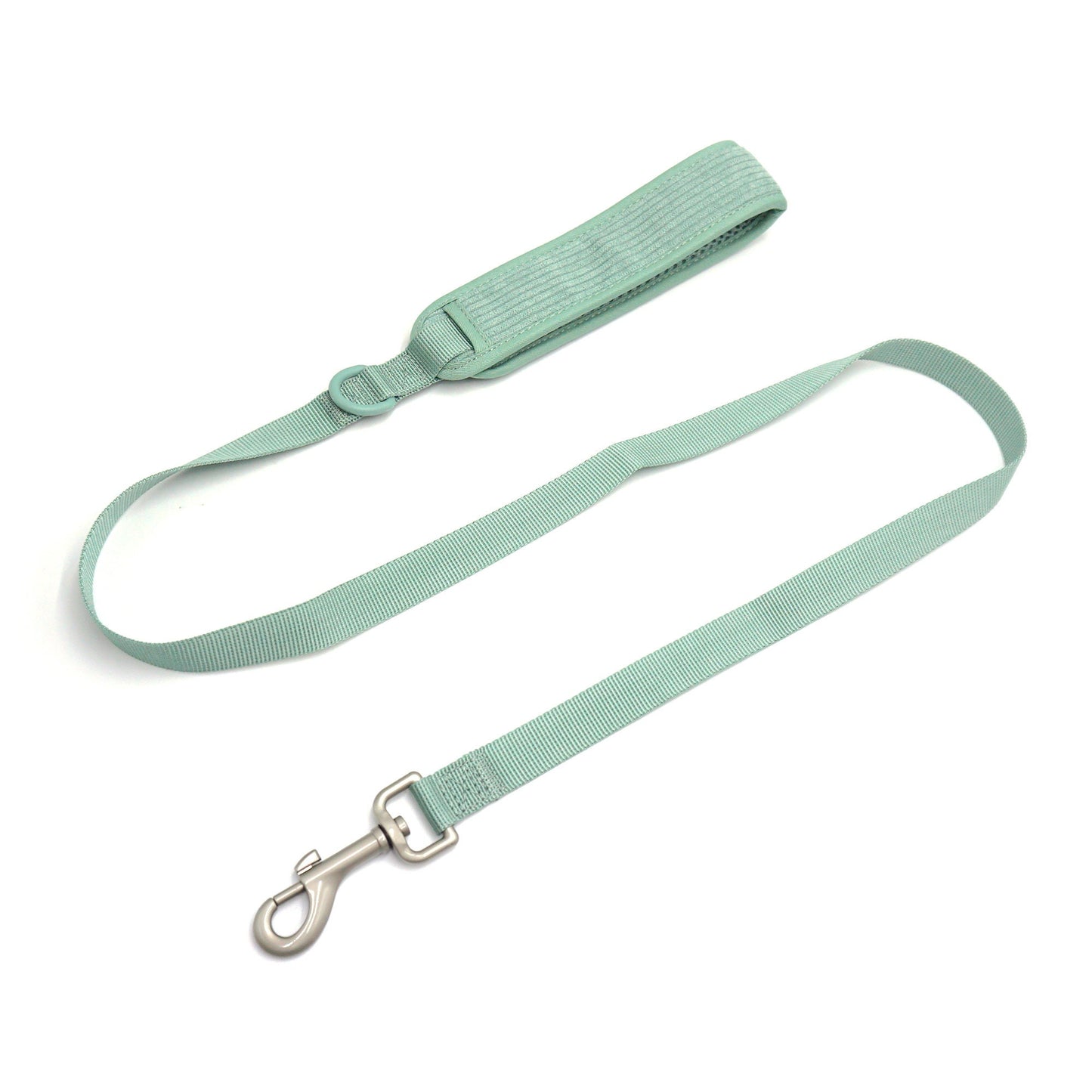 Personalised Dog Collar or Dog Harness Set - Mint Green No Pull Dog Harness - Dog Leash - Poop Bag Holder - Treat Bag