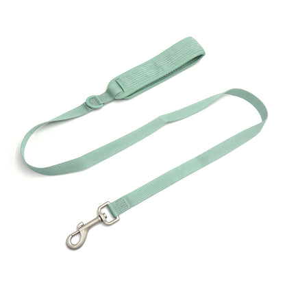 Personalised Dog Collar or Dog Harness Set - Mint Green No Pull Dog Harness - Dog Leash - Poop Bag Holder - Treat Bag