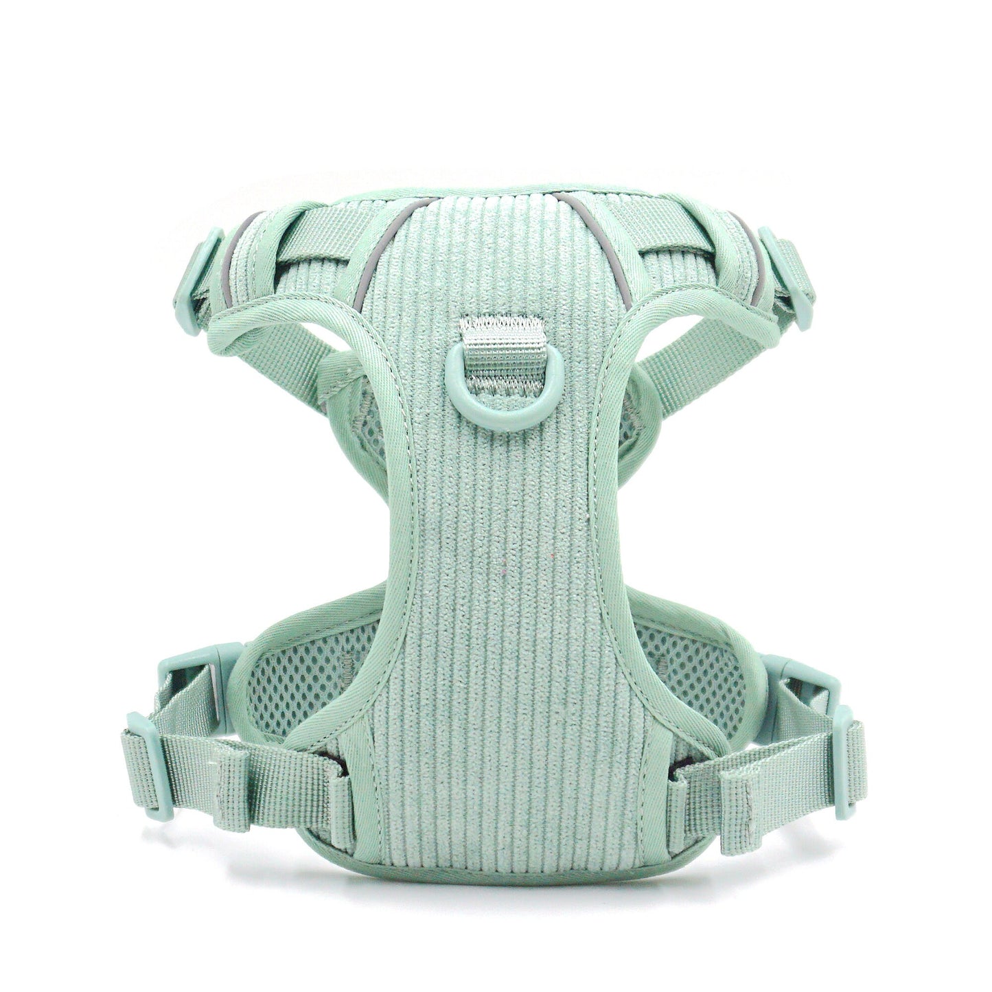 Personalised Dog Collar or Dog Harness Set - Mint Green No Pull Dog Harness - Dog Leash - Poop Bag Holder - Treat Bag