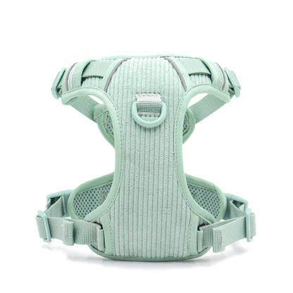 Personalised Dog Collar or Dog Harness Set - Mint Green No Pull Dog Harness - Dog Leash - Poop Bag Holder - Treat Bag