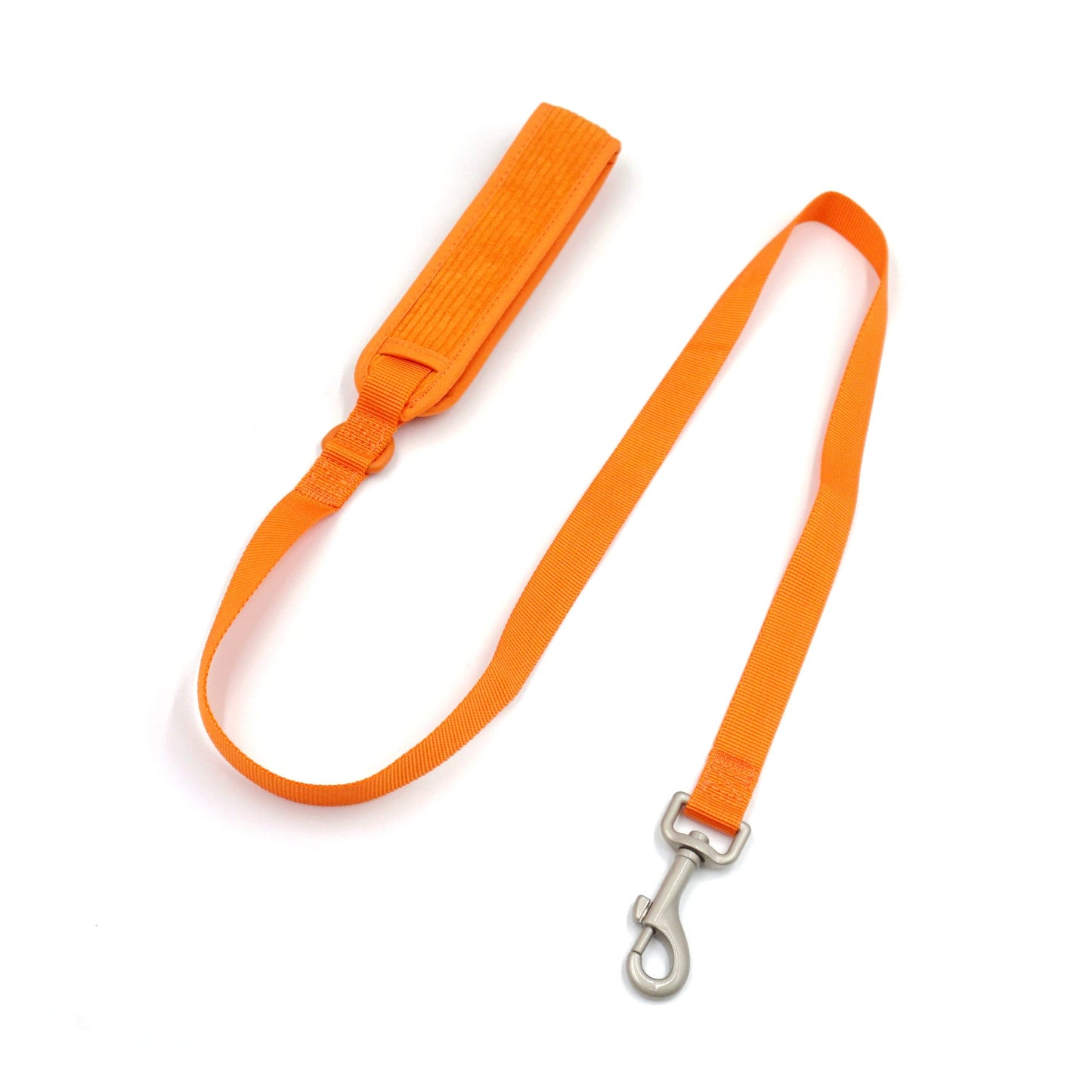 Personalised Dog Collar or Dog Harness Set - Orange No Pull Dog Harness - Dog Leash - Poop Bag Holder - Treat Bag