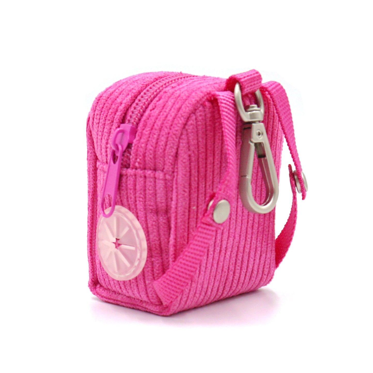 Personalised Dog Collar or Dog Harness Set - Hot Pink No Pull Dog Harness - Dog Leash - Poop Bag Holder - Treat Bag