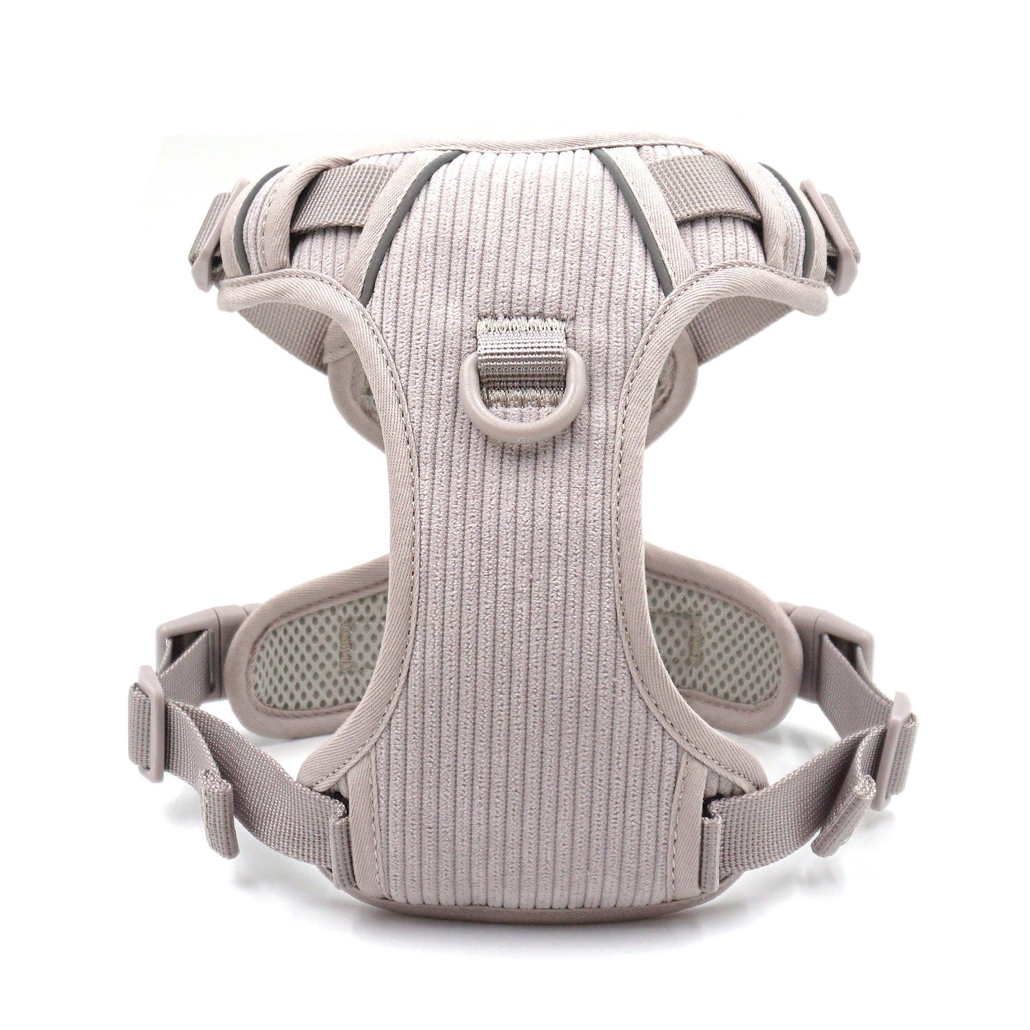 Personalised Dog Collar or Dog Harness Set - Grey No Pull Dog Harness - Dog Leash - Poop Bag Holder - Treat Bag