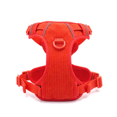 Personalised Dog Collar or Dog Harness Set - Red No Pull Dog Harness - Dog Leash - Poop Bag Holder - Treat Bag - Different Combo