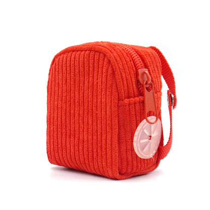 Personalised Dog Collar or Dog Harness Set - Red No Pull Dog Harness - Dog Leash - Poop Bag Holder - Treat Bag