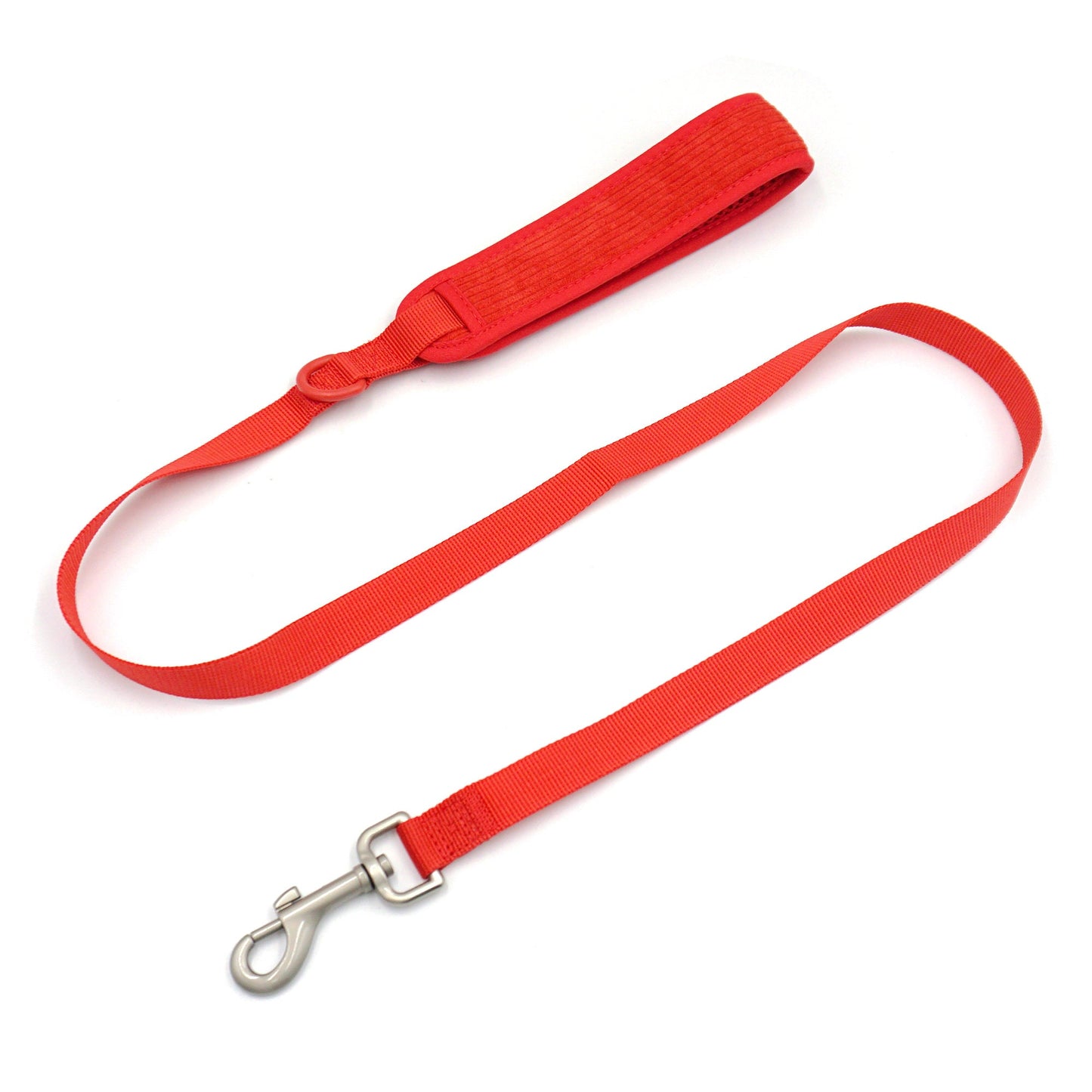 Personalised Dog Collar or Dog Harness Set - Red No Pull Dog Harness - Dog Leash - Poop Bag Holder - Treat Bag