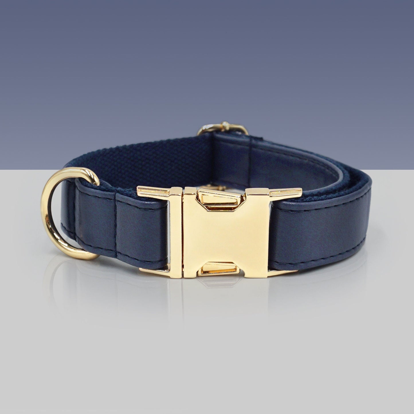 PU Leather Dog Collar, Collar/Lead/Poop Bag, Dog Collar Leash Set Brown+Dark Green+Blue+Black Engraved Metal Buckle, Wedding Puppy Gift