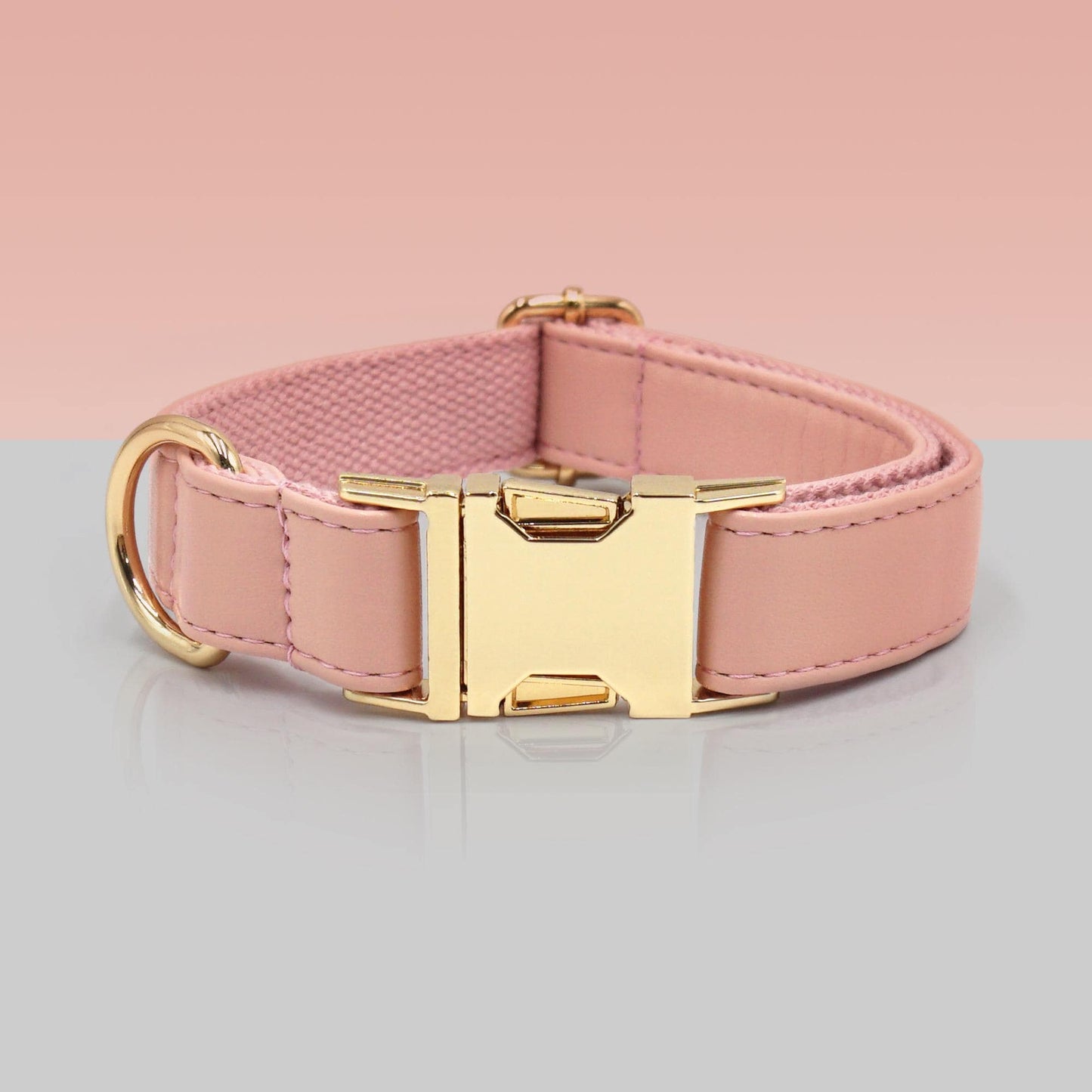 PU Leather Dog Collar, Collar/Harness/Lead/Poop Bag, Dog Collar Leash in Pink, Engraved Metal Buckle, Wedding Puppy Gift, Australia