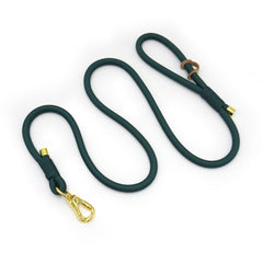 PU Leather Dog Collar, Collar/Harness/Lead/Poop Bag, Dog Collar Leash in Dark Green, Engraved Metal Buckle, Wedding Puppy Gift, Australia