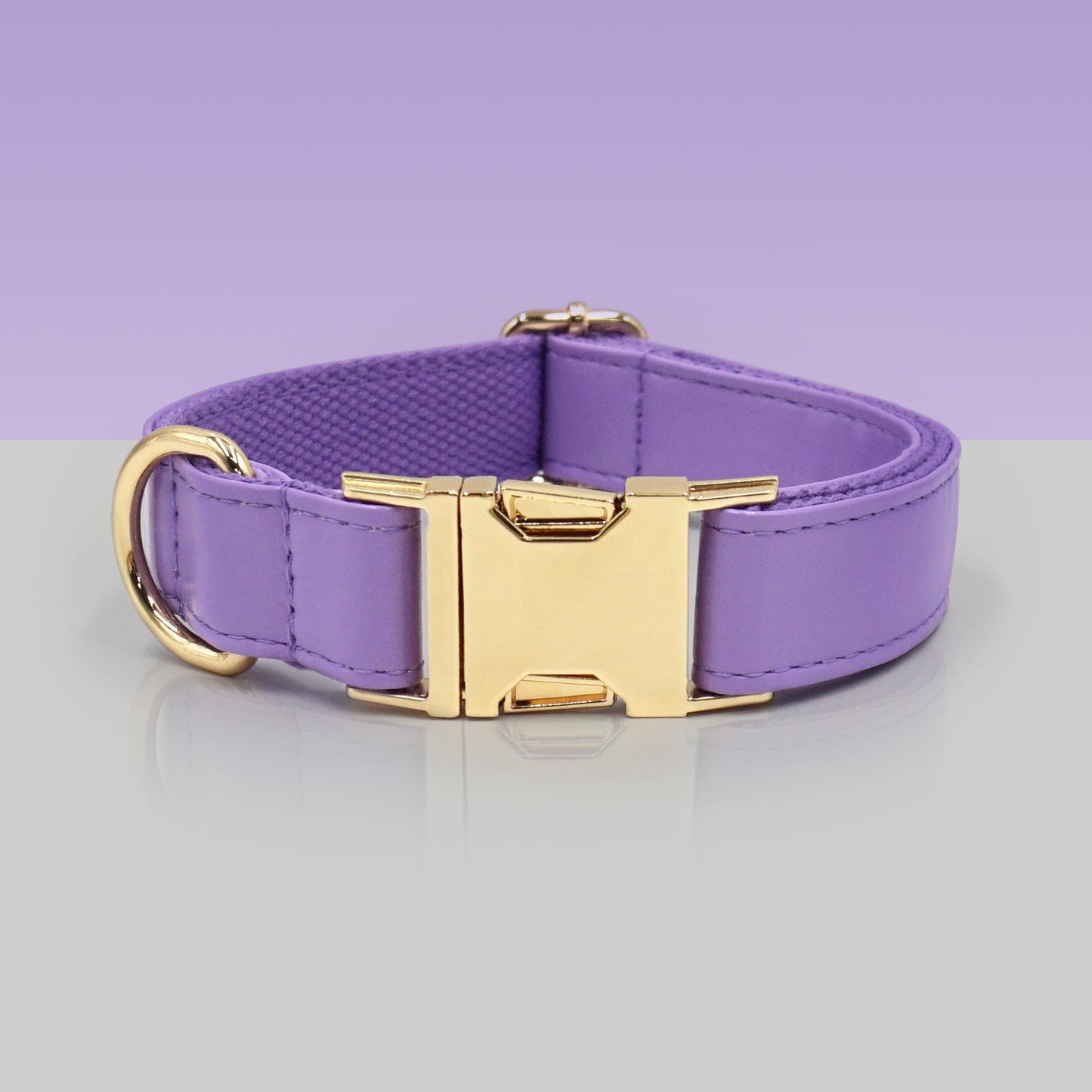 PU Leather Dog Collar, Collar/Harness/Lead/Poop Bag, Dog Collar Leash in Purple, Engraved Metal Buckle, Wedding Puppy Gift, Australia