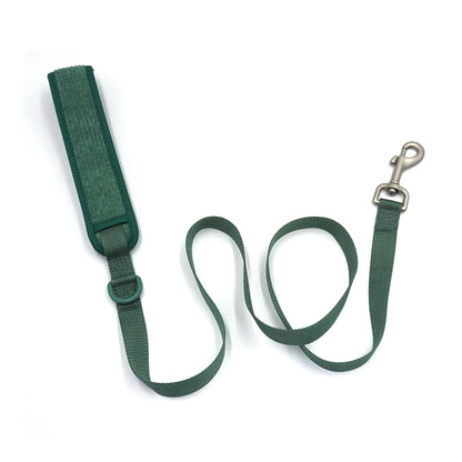 Personalised Dog Collar or Dog Harness Set - Green No Pull Dog Harness - Dog Leash - Poop Bag Holder - Treat Bag