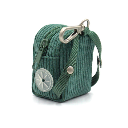 Personalised Dog Collar or Dog Harness Set - Green No Pull Dog Harness - Dog Leash - Poop Bag Holder - Treat Bag