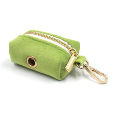 Green Dog Collar, Custom Lace H-Style Dog Harness with Name, Velvet Dog Poop Bag, Leash, for Wedding, Different Combo