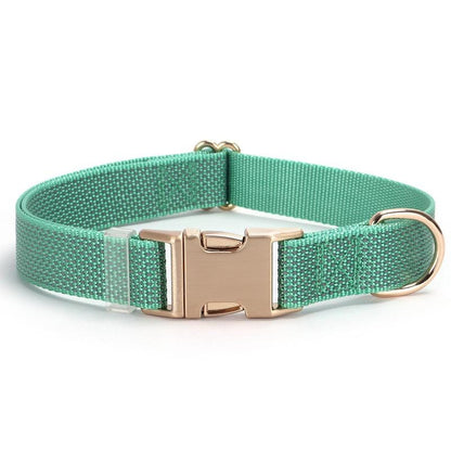 Personalised Reflective Dog Collar, Reflective Flat Collar, Nylon Webbing Collar, Unisex Collar, Red, Black, Green, Pink, Blue, Orange