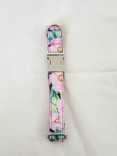 CLEARANCE, NEXT day ships, Black, Graffiti, Peacock, Floral and Bubble Patter Dog Collar Personalized Engraved Buckle with Custom Name ID