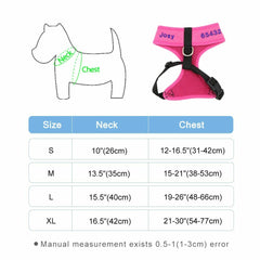 Dog Mesh Personalized No Pull Harness