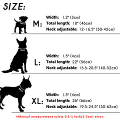 Personalized Leather Large Pet Collars