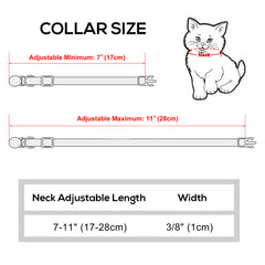 Cat Collar Custom Personalised Safety Breakaway Cat Collar With Bell Tribal Plaid Engraved Name Adjustable Collar for Cat Kitten Female Male Boy Girl Cat Kitten Custom Pet Gift