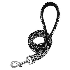 Black and White Dog Collar or Leash Poop Bag