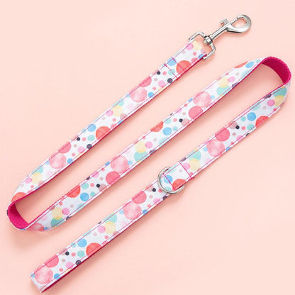 Colorful Bubble Design Collar Bowtie Set