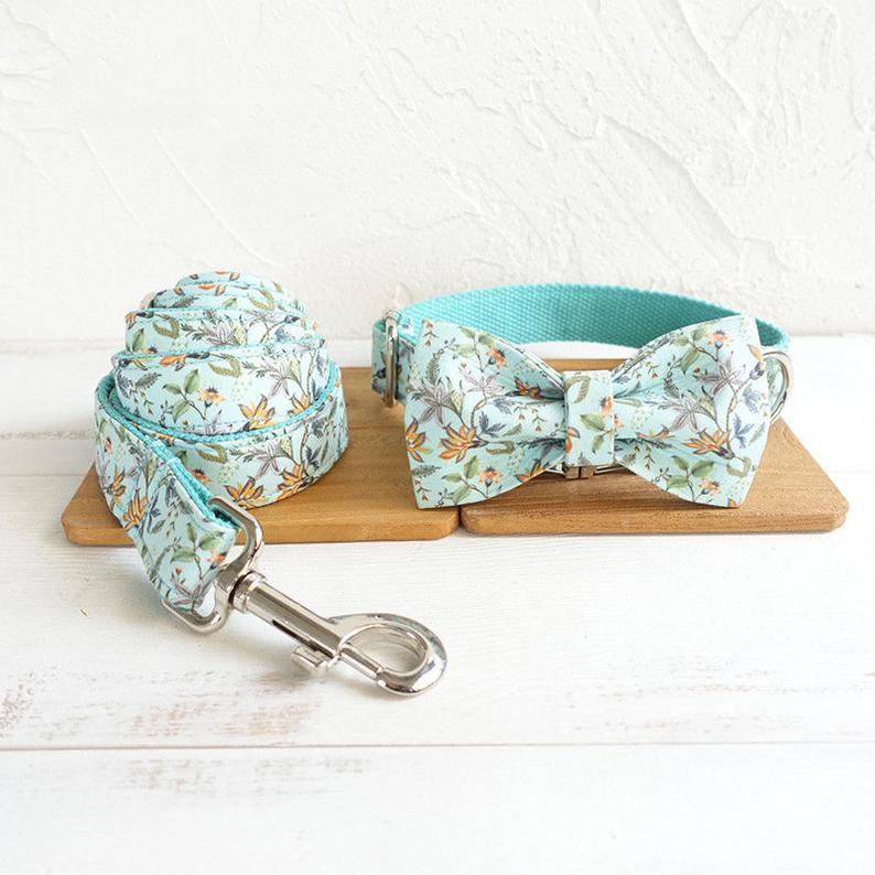 Floral Products Personalised Dog Collar