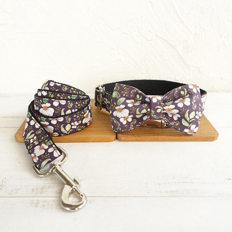 Floral Products Personalised Dog Collar