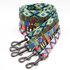 Custom Geometric Pattern Comfy Dog Collar