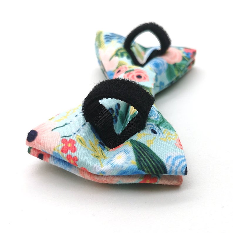 Personalised Bow Tie Design Dog Collar Set