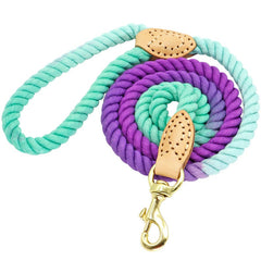 Colorful Handmade Cotton Brided Dog Leash