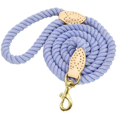 Colorful Handmade Cotton Brided Dog Leash